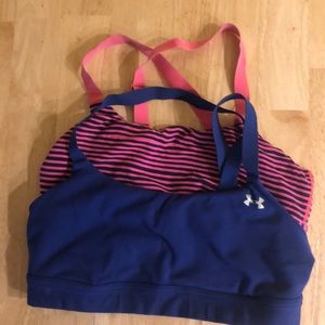 Under Armour set of 2 sports bras